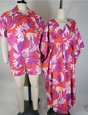Caftan in Your Print Choice of Spoonflower Modern Jersey Fabric - image1